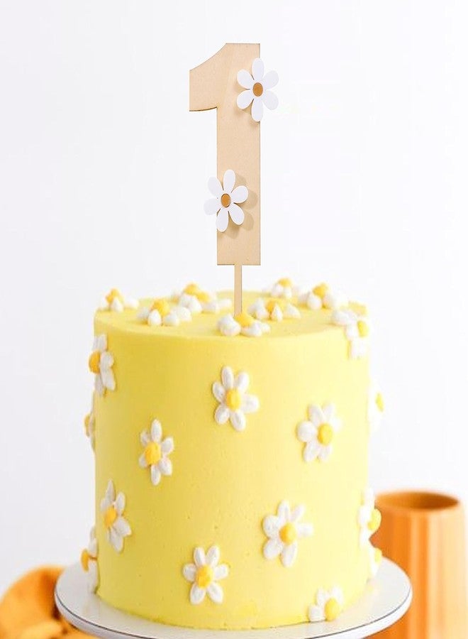 Incrizma Daisy CakeTopper For Birthday - Daisy BirthdayParty Decor, Retro GroovyBirthday, Boho FirstBirthday - Image 3